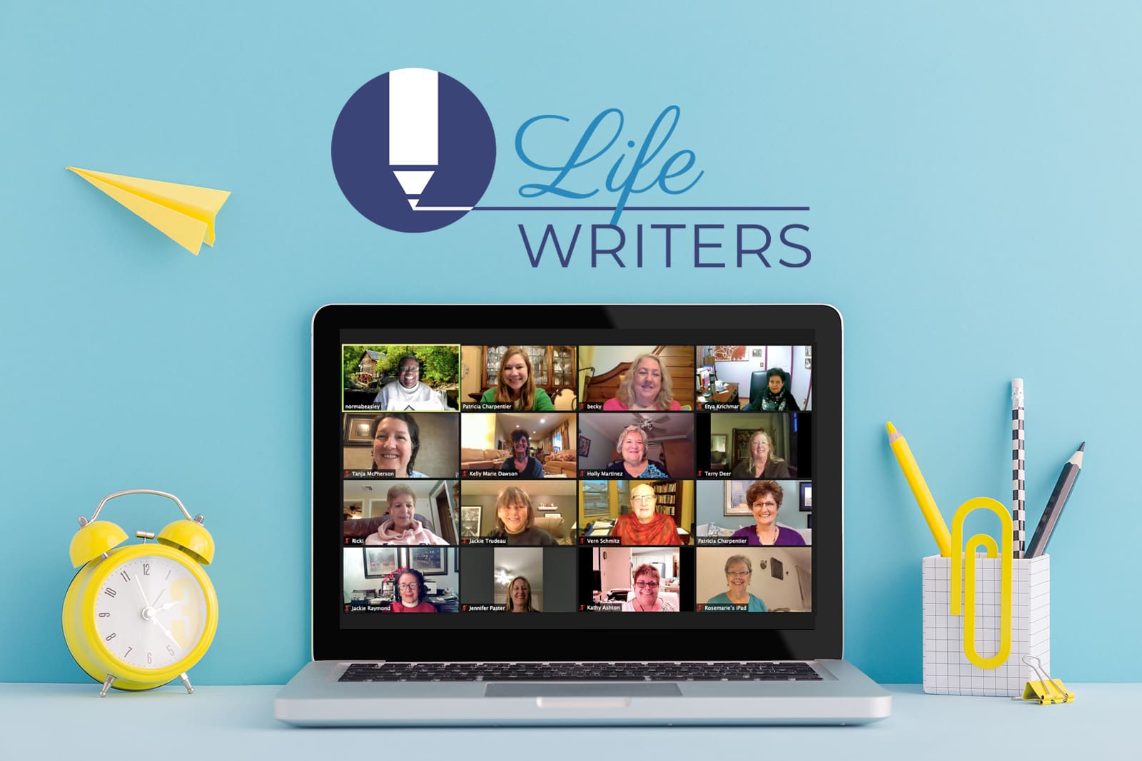 Life writers on zoom