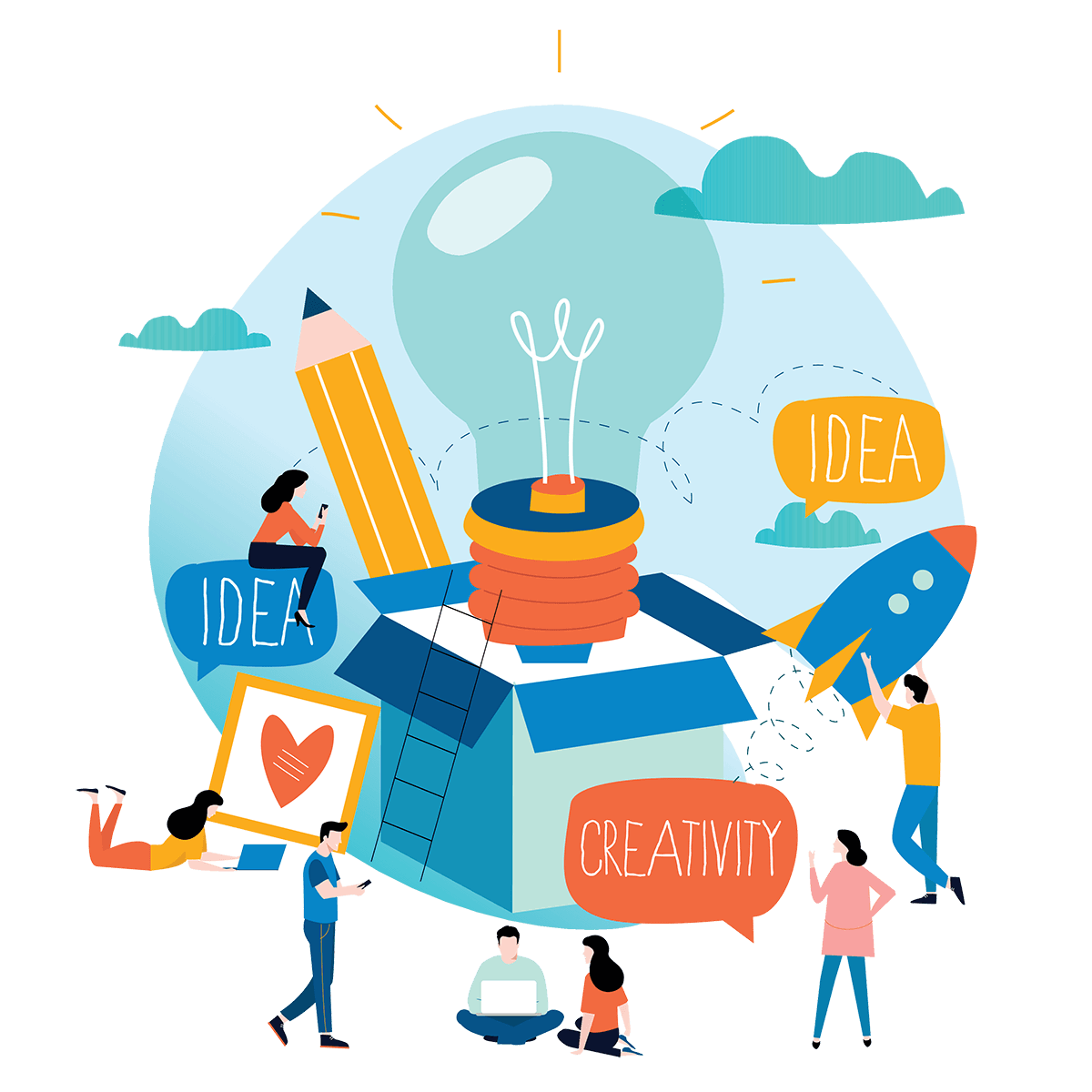 Creativity and writing group support