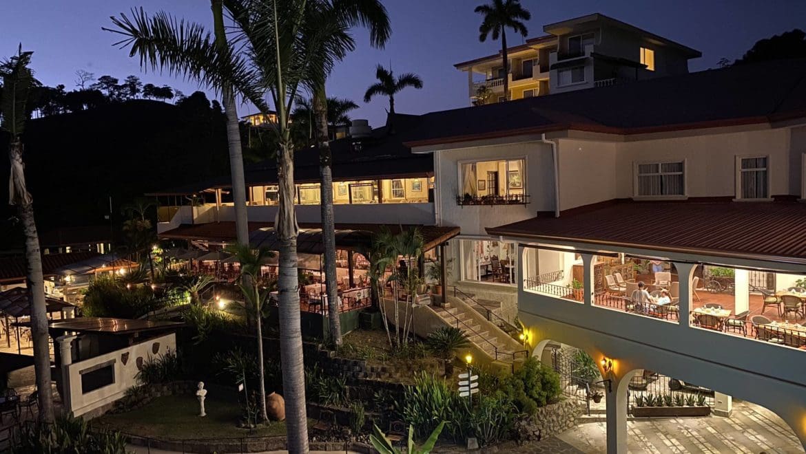 Evening at the Parador Nature Resort and Spa