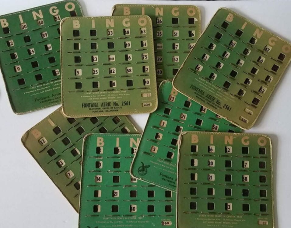 Bingo Cards Vintage