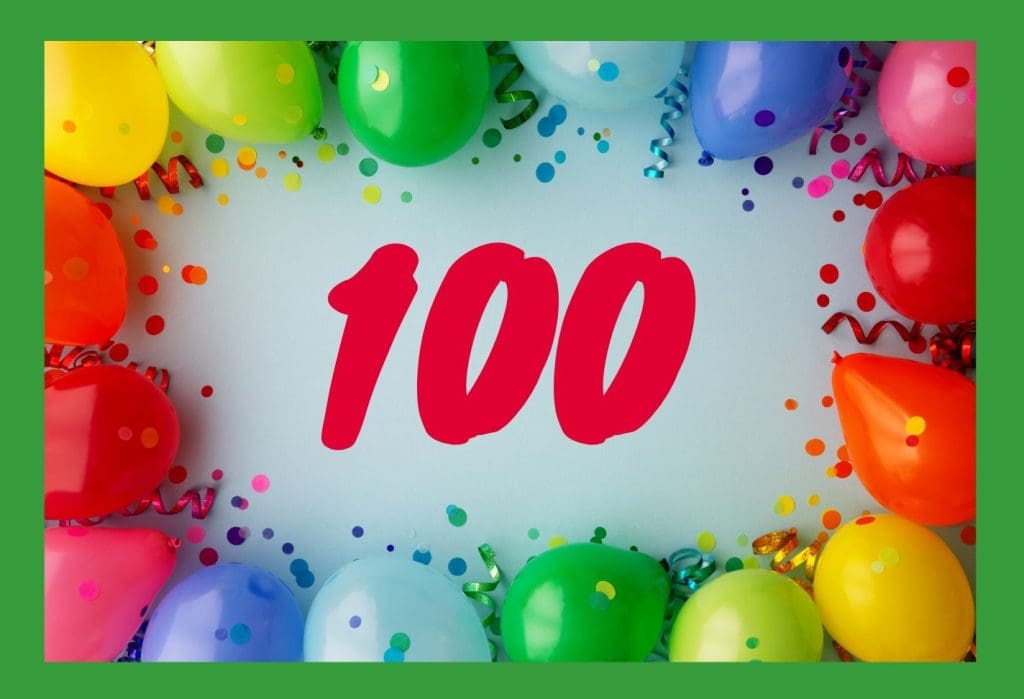 We made it to the one-hundredth episode...